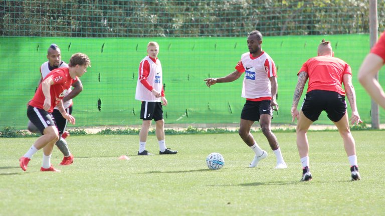 BRA FORHOLD: Brann har trent under gode forhold i Marbella de siste dagene.