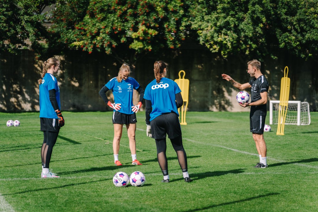 Mandag hadde Matraszek sin første keepertrening.